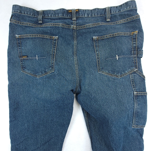 Ariat M4 Jeans Mens 42x36 (42x33) Blue Denim Relaxed Boot Cut Western Rodeo - Picture 3 of 10